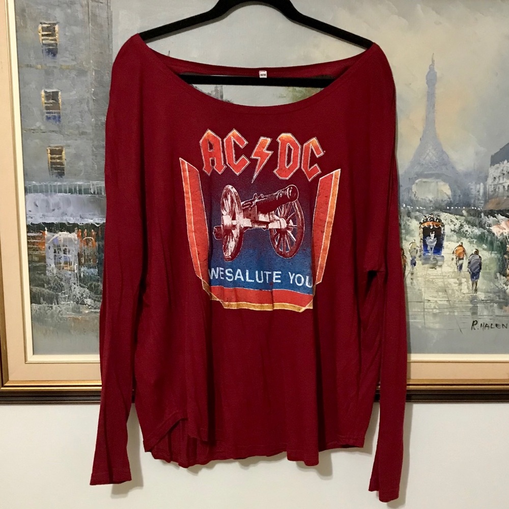 AC/DC long sleeve T-shirt M-L